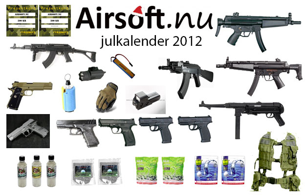 Sammanfattning av Julkalendern 2012 på Airsoft.nu.