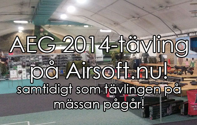Airsoft Expo Göteborg 2014 - tävling på både mässan och hemsidan!