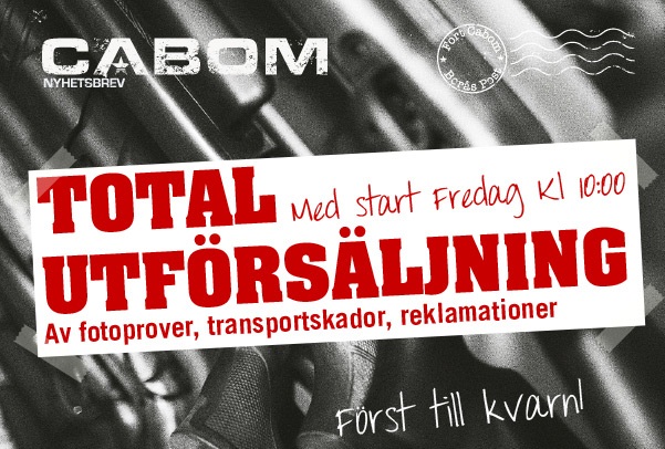 Cabom: Total utförsäljning