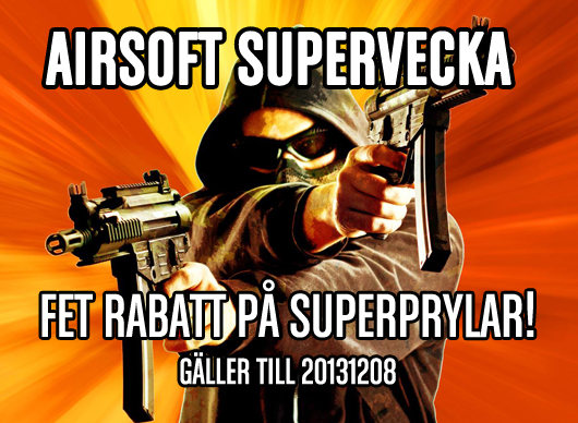 Tacticalstore: Airsoft Supervecka & Superfredag