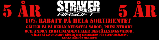 Striker Airsoft firar 5 år