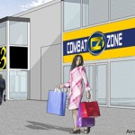 Combat Zone flyttar till köpcentrum