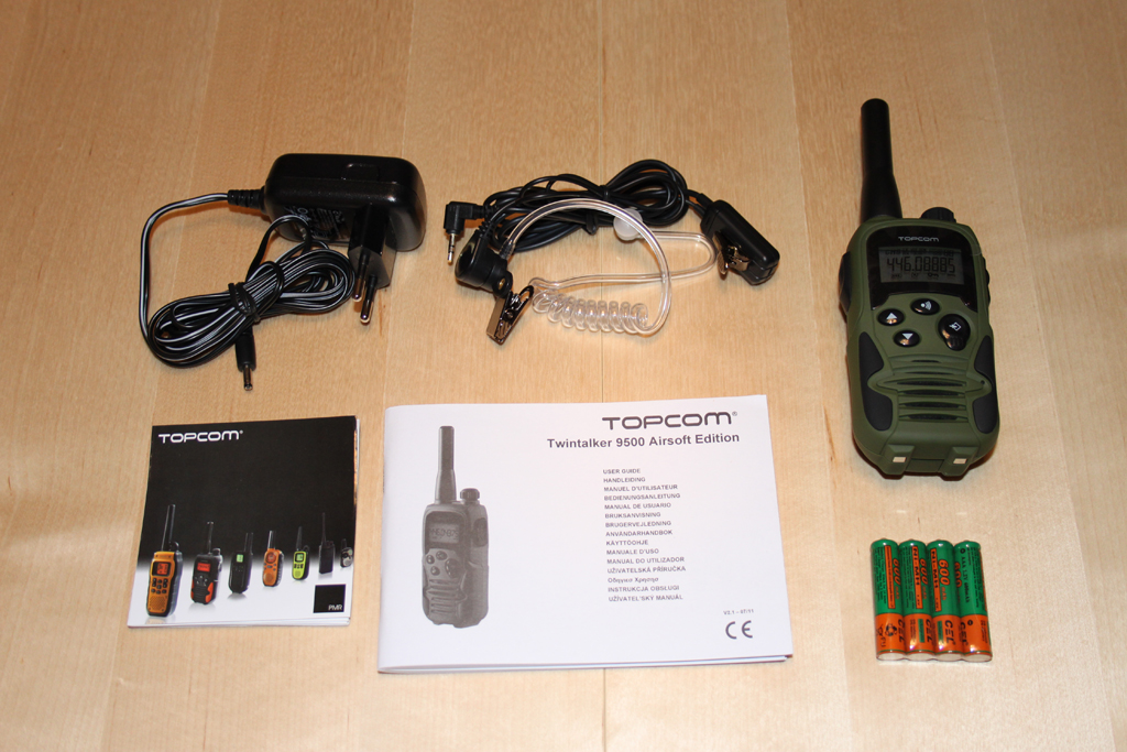 Topcom walkie talkie 9500 airsoft Edition 