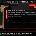Stark Equipment SE-3 Vertical Foregrip Grip från Madbull