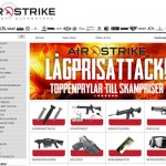 Butiken Tacticalstore lanserar butiken AirStrike.se dedikerad airsoft