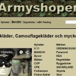 Butiken Armyshopen i Umeå lägger ner fysiska butiken